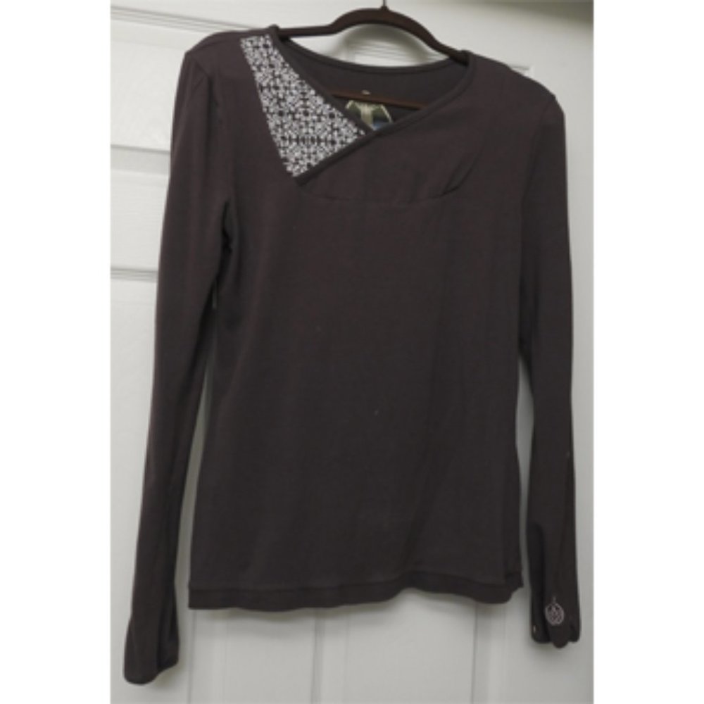 Mission Playground Large Brown Yoga top